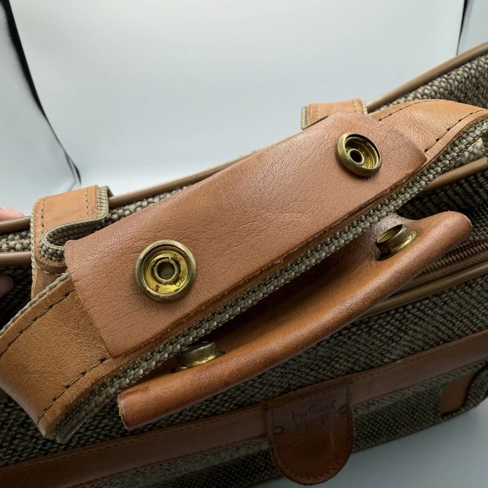 Hartmann Tweed & Belting Leather Carry-On Overnight Shoulder Bag NO STRAP